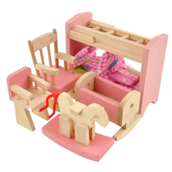 Bed Room Pink Furniture  Set
