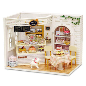 Cake Shop Dollhouse with LED Lights