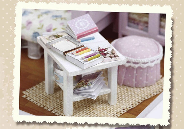 Purple Themed Dollhouse Bedroom