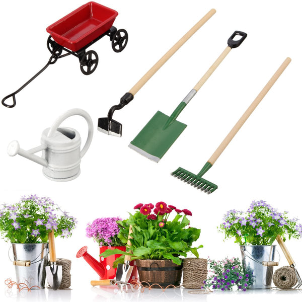 Metal Gardening Accessories Set