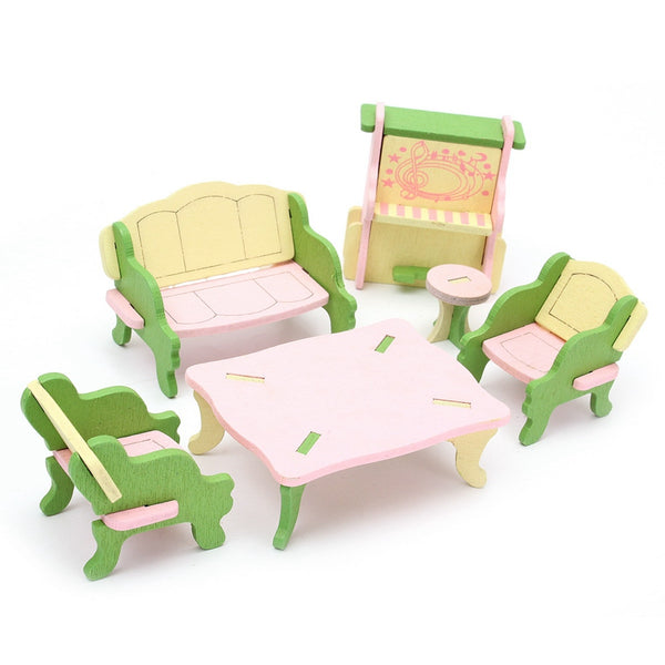 Delicate Dollhouse Furniture Set
