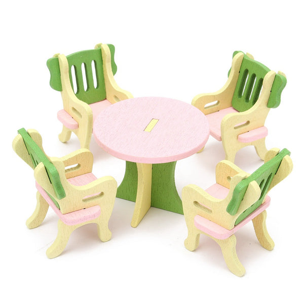 Delicate Dollhouse Furniture Set