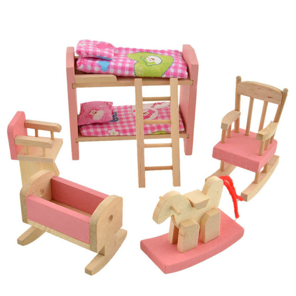 Bed Room Pink Furniture  Set