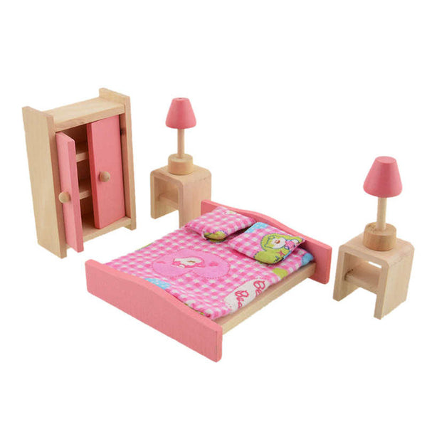 Bed Room Pink Furniture  Set